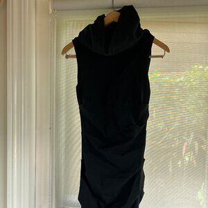 Nicole Miller soft black cocktail dress